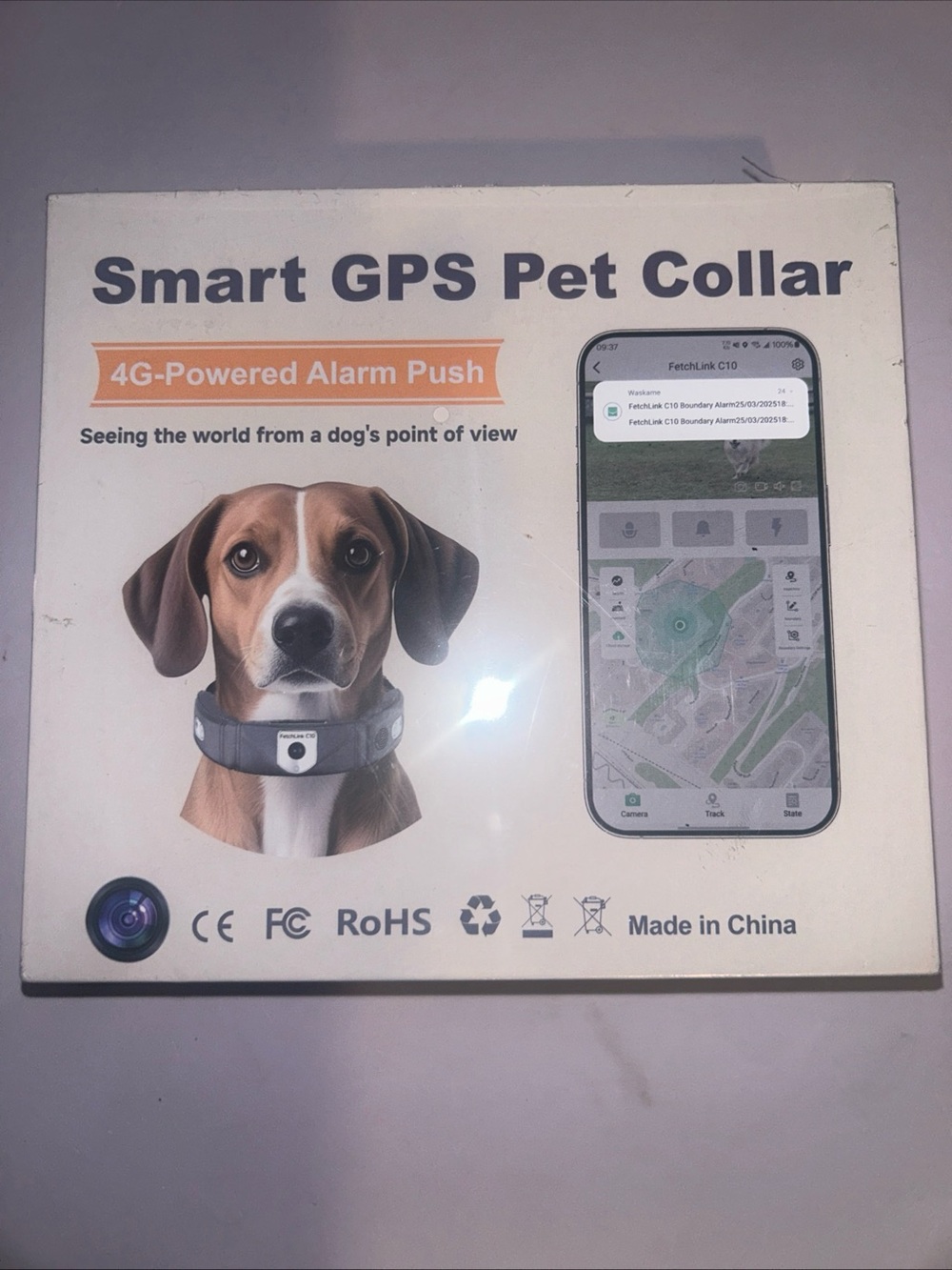 GPS Wireless Dog Fence with 2K Camera & Voice Training & GPS Tracker, Dog Collar